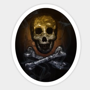 Skull and Crossbones | Poison Symbol | Cherie's Art(c)2020 Sticker
